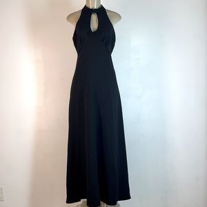 Julie Brown Malin Maxi Dress Bow Tie Black 2